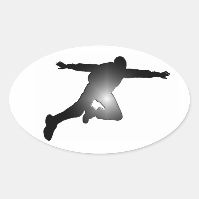 SKYDREAM THE FLOATING OVAL STICKER (Front)