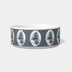 Skye Terrier Christmas Bowl