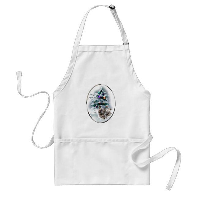 Skye Terrier Christmas Gifts Standard Apron (Front)