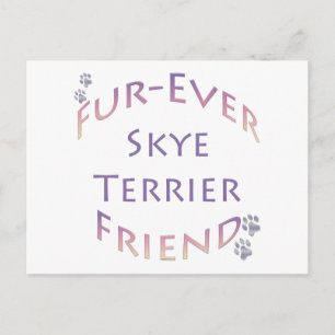 Skye Terrier Furever Friend Postcard