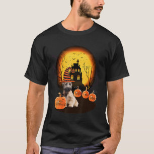 Skye Terrier Halloween For Kids Mom Dad Love Dog T-Shirt