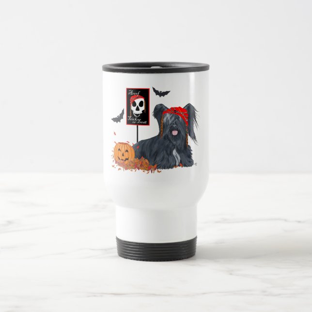 Skye Terrier Pirate Travel Mug (Center)
