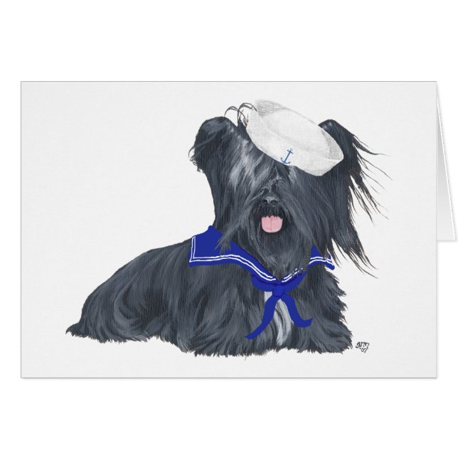Skye Terrier Sailor (Front Horizontal)