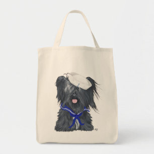Skye Terrier Sailor Beach Tote Bag
