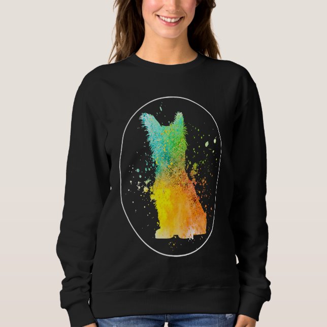 Skye Terrier Vintage  1 Sweatshirt (Front)