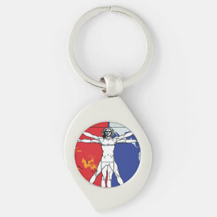Skylab 2 Vitruvian Man Mission Patch Logo Key Ring