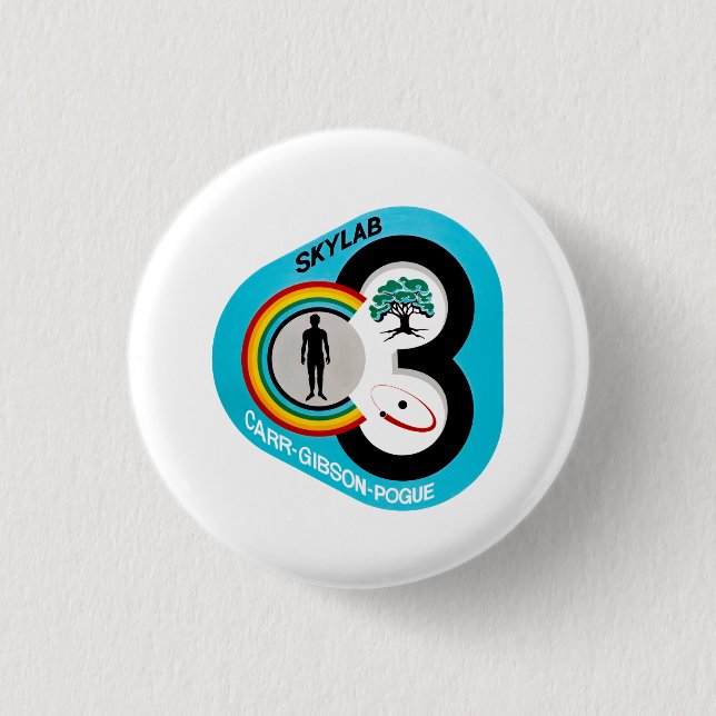 Skylab 3-Patch  3 Cm Round Badge (Front)