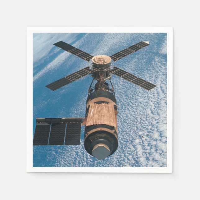 Skylab Space Station Napkin (Front)