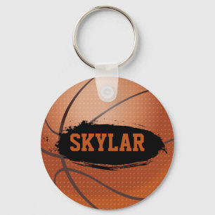 Skylar Grunge Basketball Keychain / Keyring