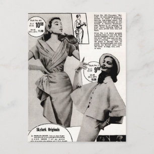 Skylark Original Dress Designs Postcard