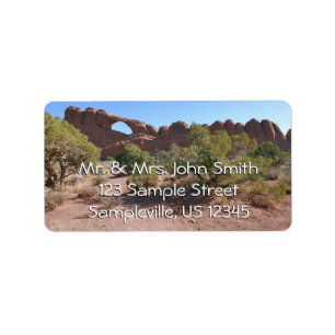 Skyline Arch Label