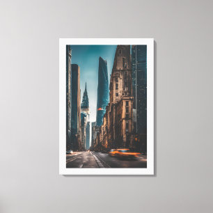 Skyline Art  Canvas Print