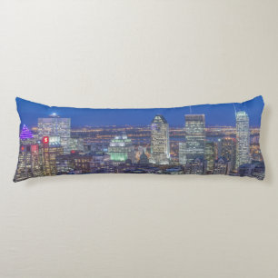 Skyline at twilight 2 body cushion