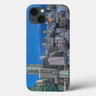 Skyline at twilight iPhone 13 case