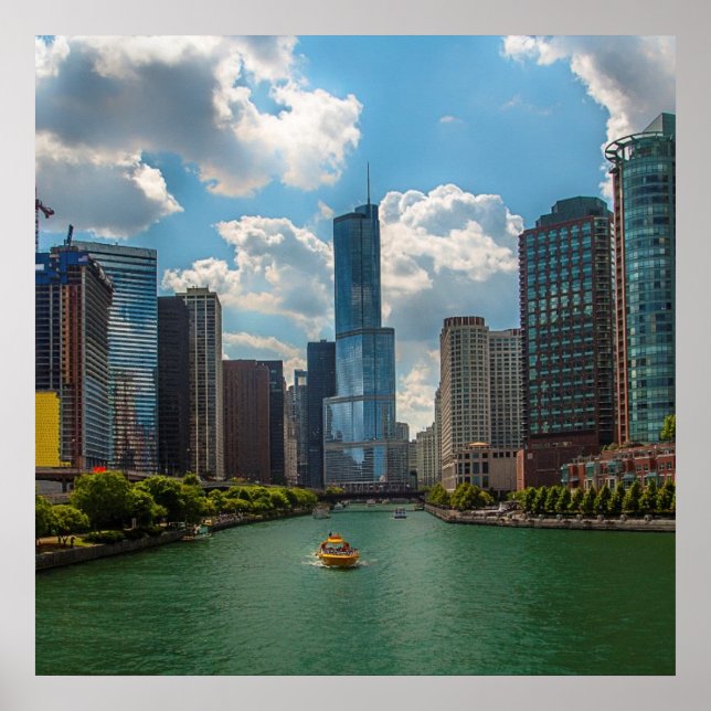 Skyline Chicago Poster (Front)