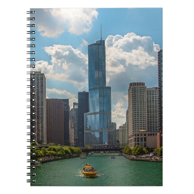 Skyline Chicago Spiral Notebook (Front)