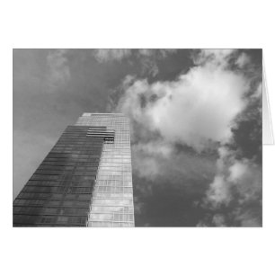 Skyline & Clouds - Noir, card