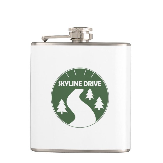 Skyline Drive Hip Flask (Front)