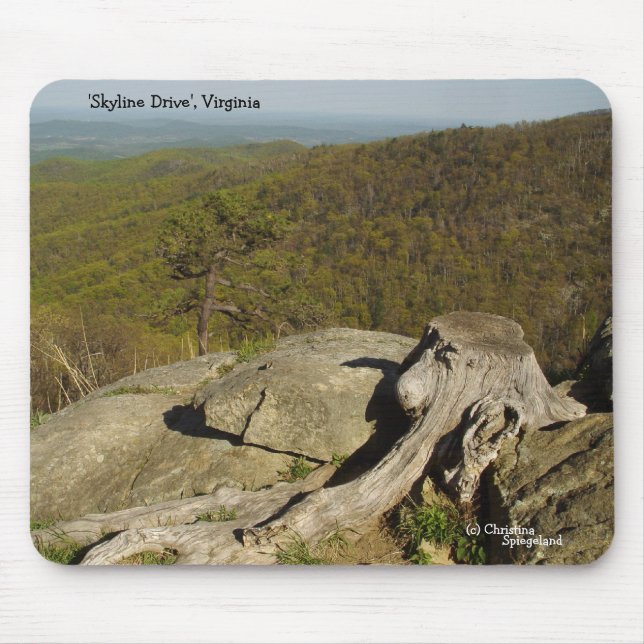 Skyline drive Mountains Virginia Mouse Pad (Front)