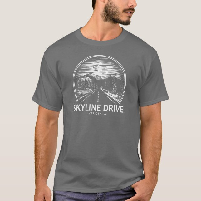 Skyline Drive Virginia Forest T-Shirt (Front)