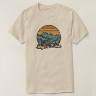 Skyline Drive Virginia Retro T-Shirt