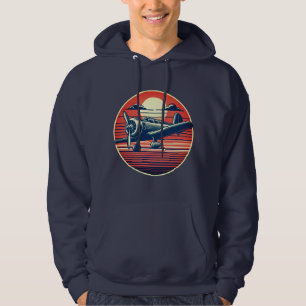 Skyline Explorer: Vintage Aviation Hoodie