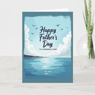 Skyline Fathers Day Greeting Card