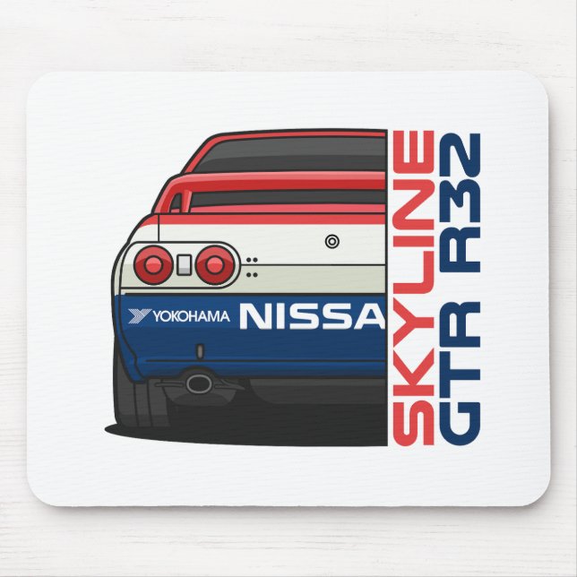 Skyline GT-R Bathurst Livery A  Mouse Pad (Front)