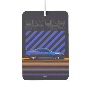 Skyline GT-R R34 Bayside Blue  Car Air Freshener