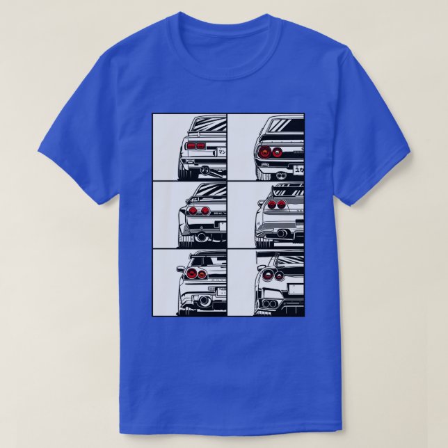 Skyline GTR family T-Shirt (Design Front)
