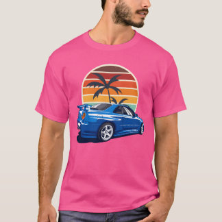 SKYLINE GTRR34 JDMWINURBO Japanese Classic Car fri T-Shirt