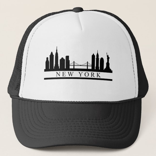 Skyline New York Trucker Hat (Front)