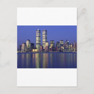 Skyline New York with World Trade Centre Postcard