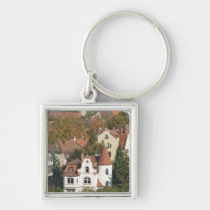 Skyline of Bamberg, Germany Key Ring