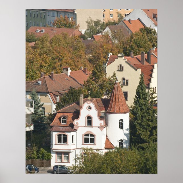 Skyline of Bamberg, Germany Poster (Front)
