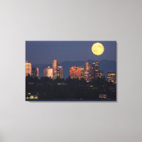 Skyline Of Bellevue From Lake Washington At Dusk