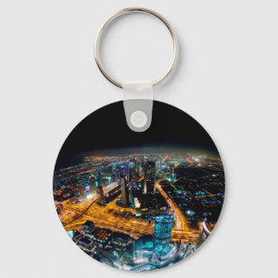 Skyline of Dubai Key Ring