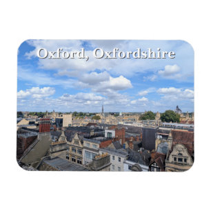 Skyline of Historic Oxford in Oxfordshire, UK Magnet