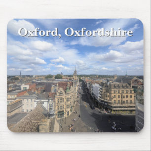 Skyline of Historic Oxford in Oxfordshire, UK Mouse Pad