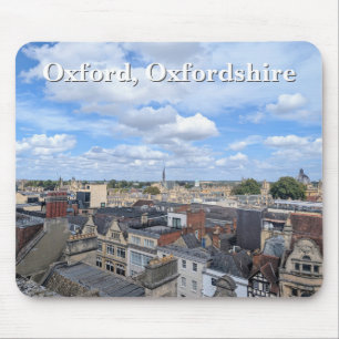 Skyline of Historic Oxford in Oxfordshire, UK Mouse Pad