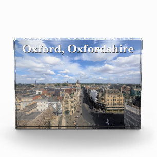 Skyline of Historic Oxford in Oxfordshire, UK Photo Block
