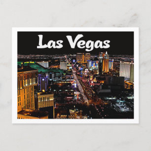 Skyline of Las Vegas, Nevada Casino Postcard
