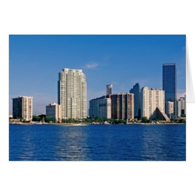 Skyline of Miami, Florida (Front Horizontal)