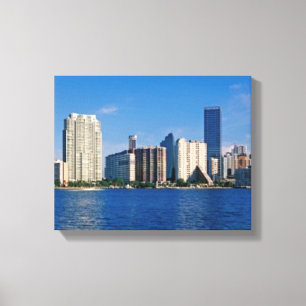Skyline of Miami, Florida Canvas Print