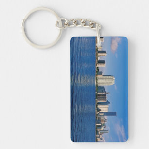 Skyline of Miami, Florida Key Ring