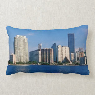 Skyline of Miami, Florida Lumbar Cushion