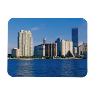 Skyline of Miami, Florida Magnet