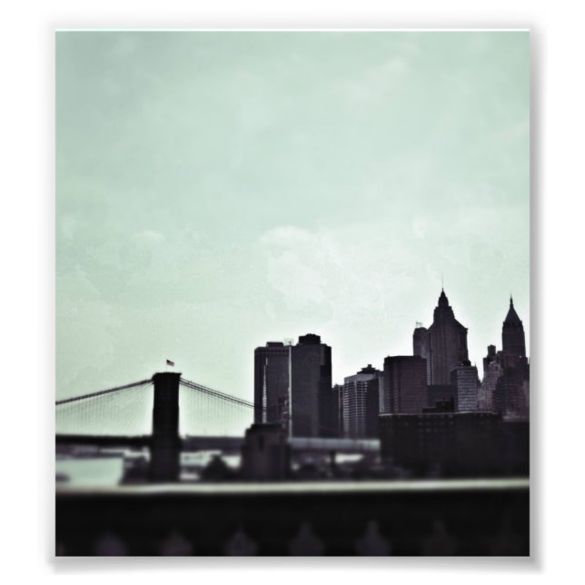 Skyline of New York Photo Print (Front)