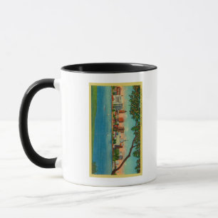 Skyline of Oakland across Lake Merritt Mug