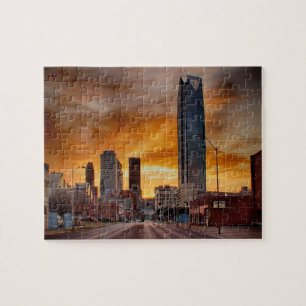 Skyline Oklahoma Jigsaw Puzzle